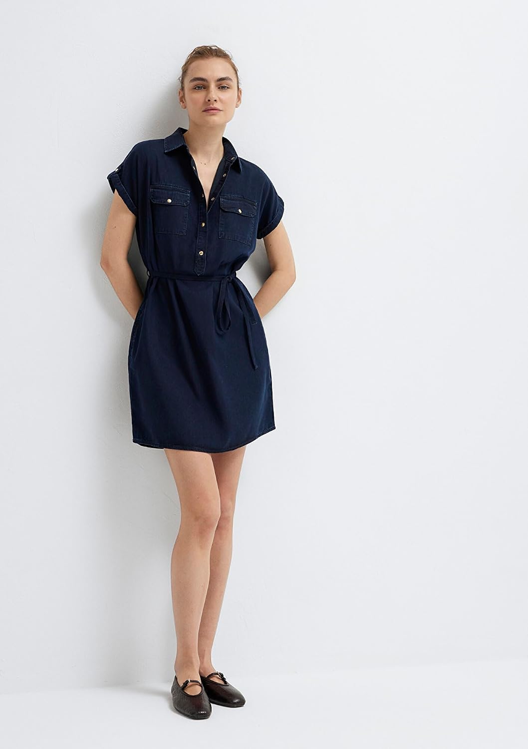Barbara Gold Klasik Rinse Jean Elbise 130548-A3894