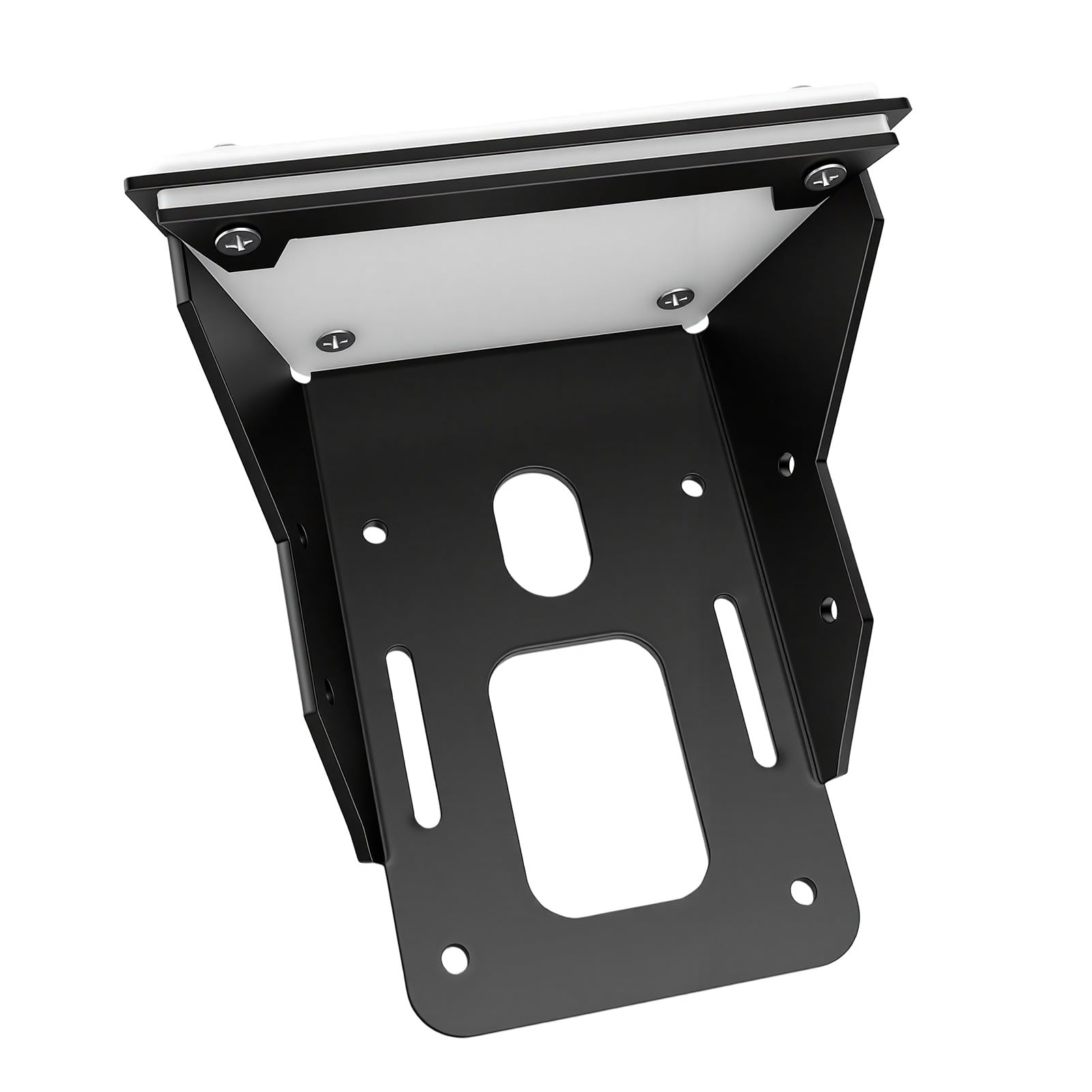 Heavy Duty Trolling Motor Mount, 15 Compatible | Solidny stop aluminium, antypoślizgowa krawędź, idealna do małych łodzi, prosta konfiguracja