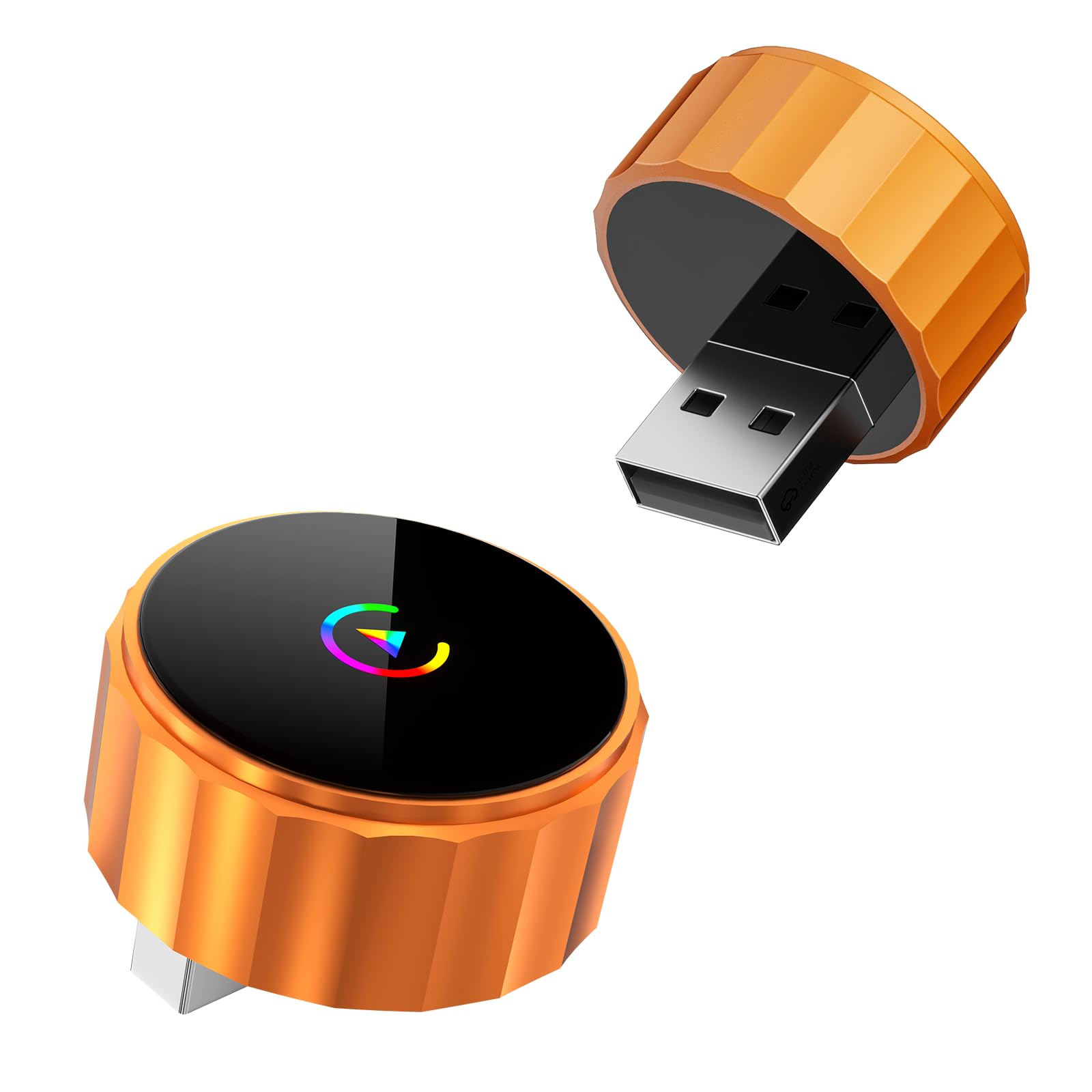 Wireless CarPlay Adapter for iPhone, Wired to Wireless, RGB