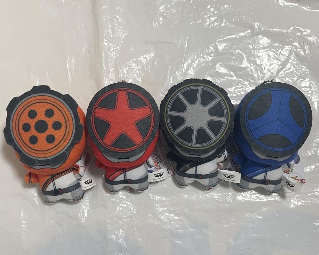 Amazon.co.jp: ブンブンジャー ちびぐるみ ぬいぐるみ 4種セット  