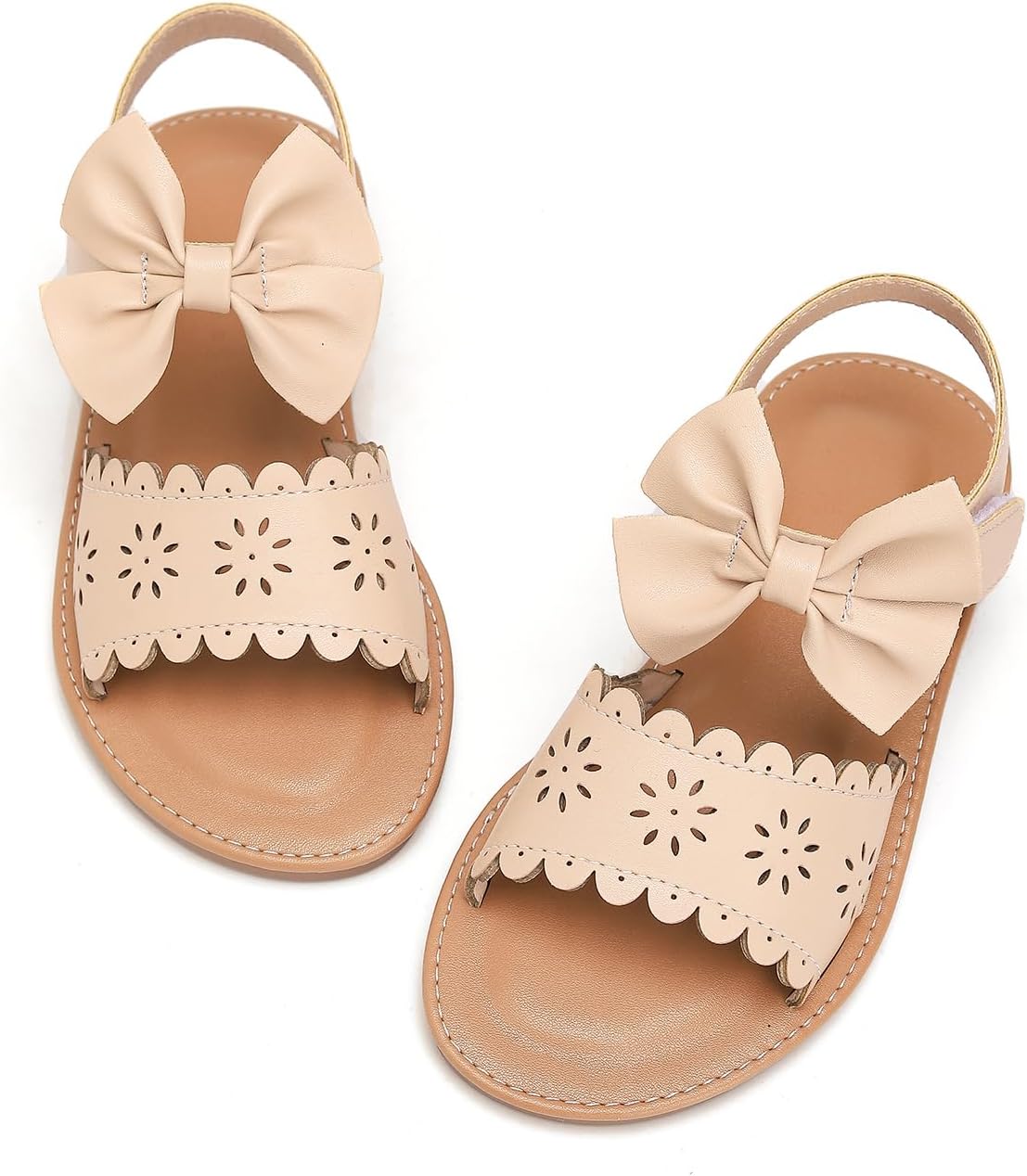 Toddler Girls Sandals Summer Flats Dress Shoes for Baby Little Kids Girl