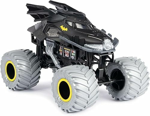 Miniatura 2 de Monster Jam Camión monstruo fundido a presión a escala 124 oficial (neumáticos plateados Batman Series 19)