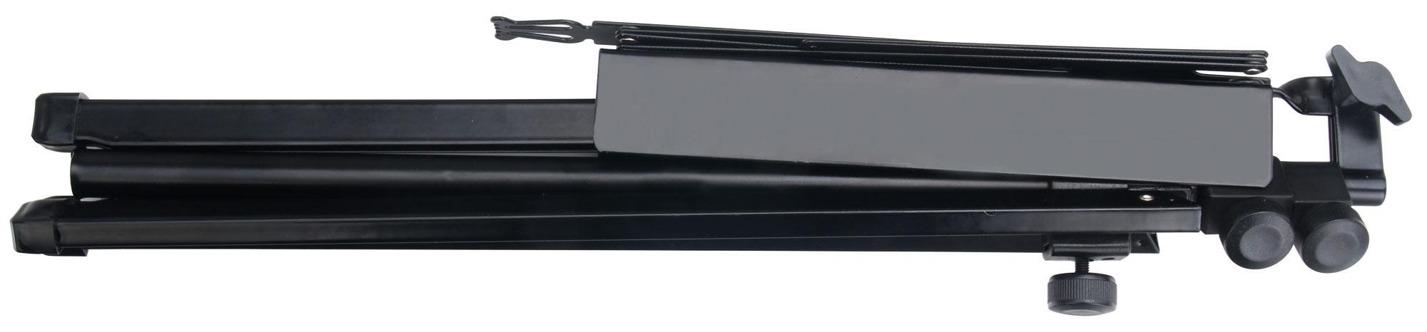 McGrey 100/2 B Leggio Nero, Con Borsa Set Da 10, Peso: circa 1, 2 kg | Regolabile in altezza tramite tubo principale più due estrazioni separate, Morsetti delicati sul materiale, 2 kg, Cori
