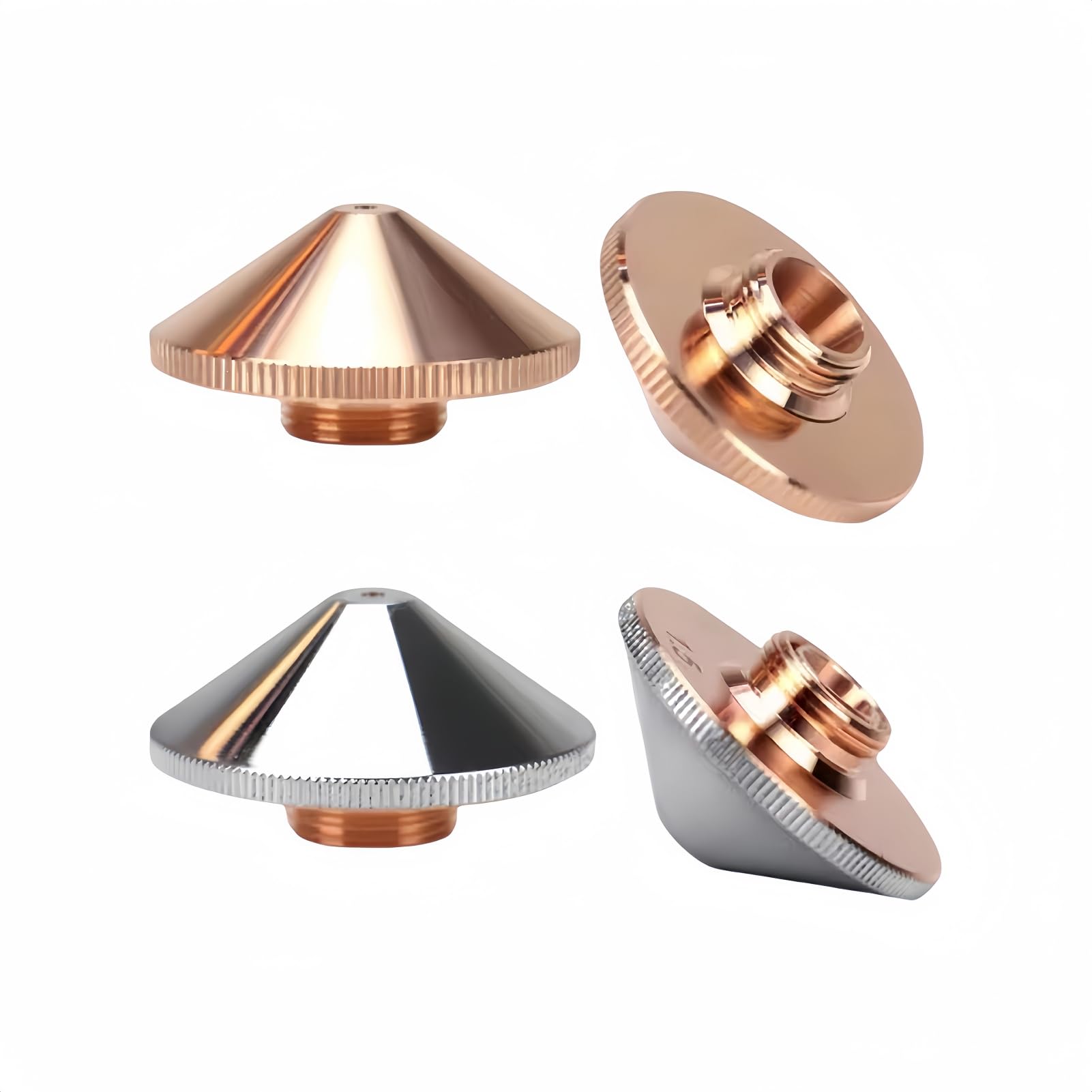 5Pcs Laser Cutting Nozzle for Raytools Fiber Laser Cutting Head Dia.32mm Fiber Laser Nozzle Single/Double Layer D32 M14 H15 Caliber 0.8-5.0mm (