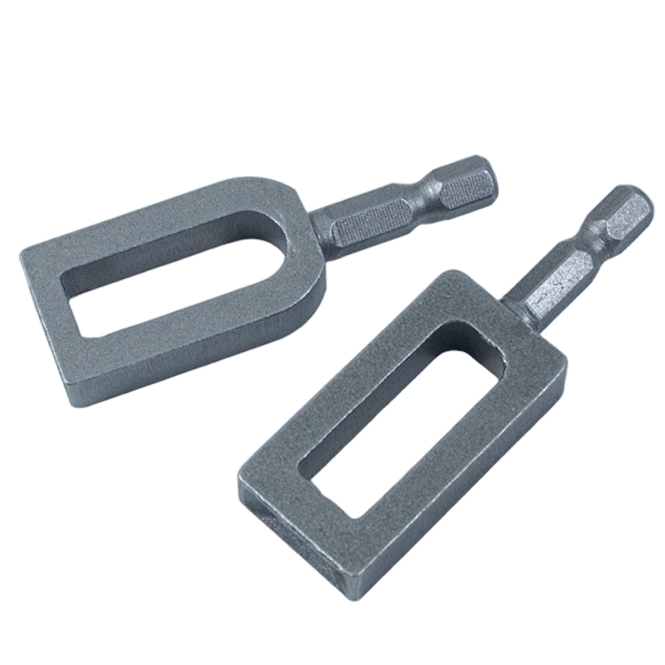 Vistnale Metal Agricultural Fencing|2Pcs Wire Twisting Tool, Heavy Duty Wire Twisting Tool For Drill Curved & Square Fence Tools