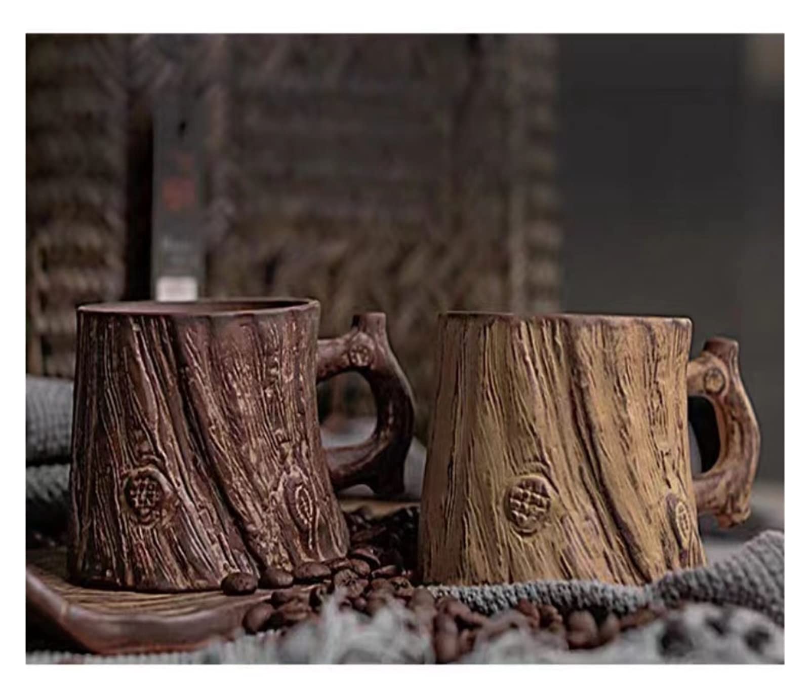 Premium ceramiczny kubek do kawy kubki kubek do herbaty kubek wody, ręcznie robiony szorstki ceramiczny kubek do kawy Yunyao spersonalizowany kubek do kawy z uchwytem kreatywny kubek w stylu retro w s