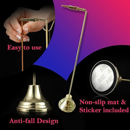 Miniatura 5 de Soporte de incienso multifuncional para palos, quemador de incienso 5 en 1 al revés con varillas de incienso y soporte de cuerda para incienso,