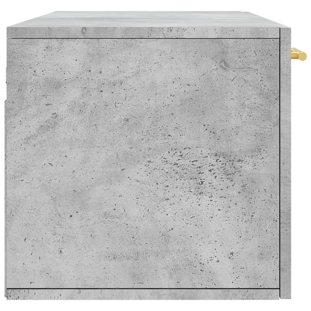 vidaXL Szafka wisząca, szarość betonu, 100x36,5x35 cm, szafka wisząca, szafka wiszaca, szafka na sciane, wisząca szafka, szafka na ścianę