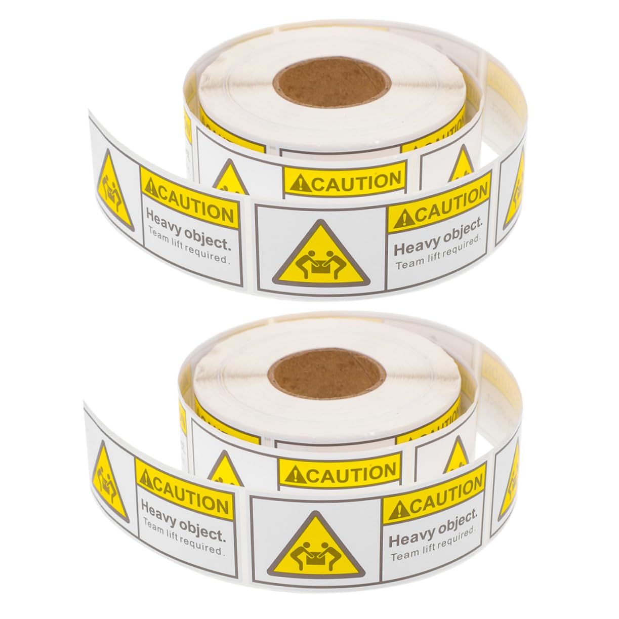 PartyKindom 6rotoli Etichette Spedizione Per Oggetti Pesanti Di Adesivi Resistenti Etichette Per Gestione Magazzino e Spostamenti Per Limitazioni Di Peso
