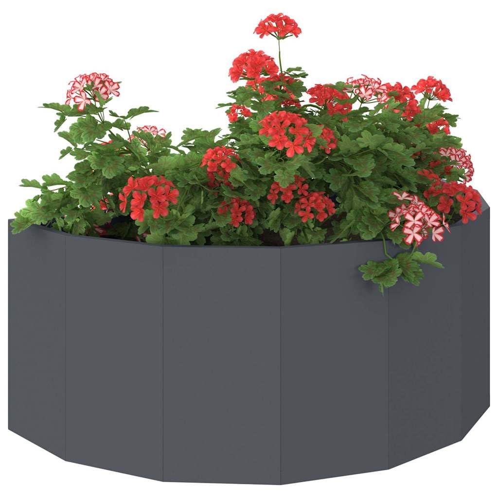 Vidaxl Planter 90 X 45 X 35 Cm Steel Anthracite