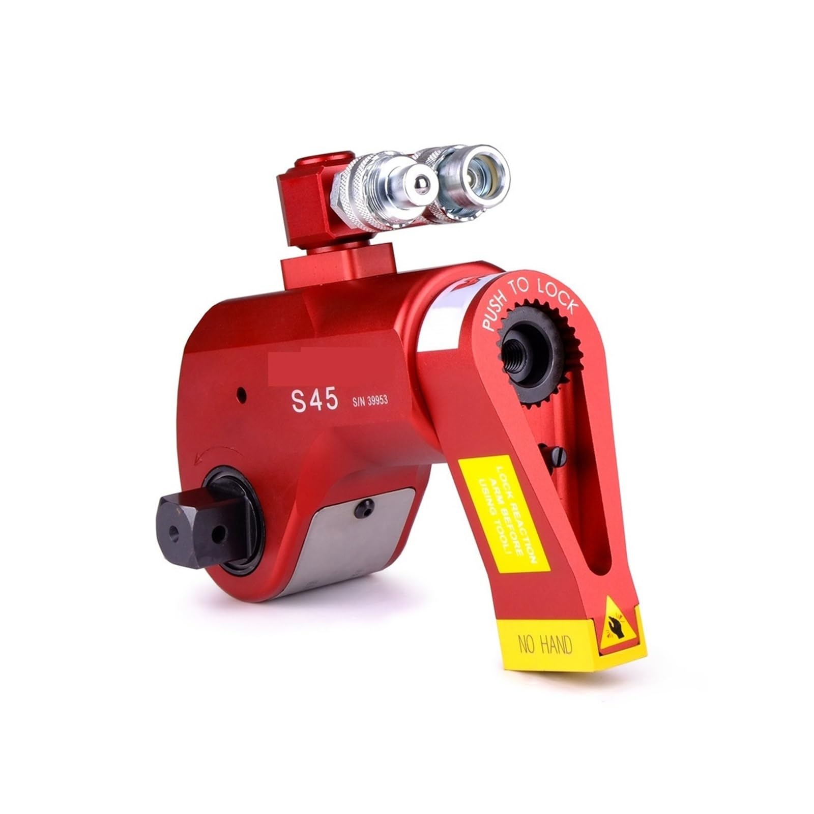 MMHHHG Torque Wrenches, 700 bar 2-1/2" inch 36992Nm Square Drive Hydraulic Torque Wrench for 16-100mm Hexagon Nut Across Flat