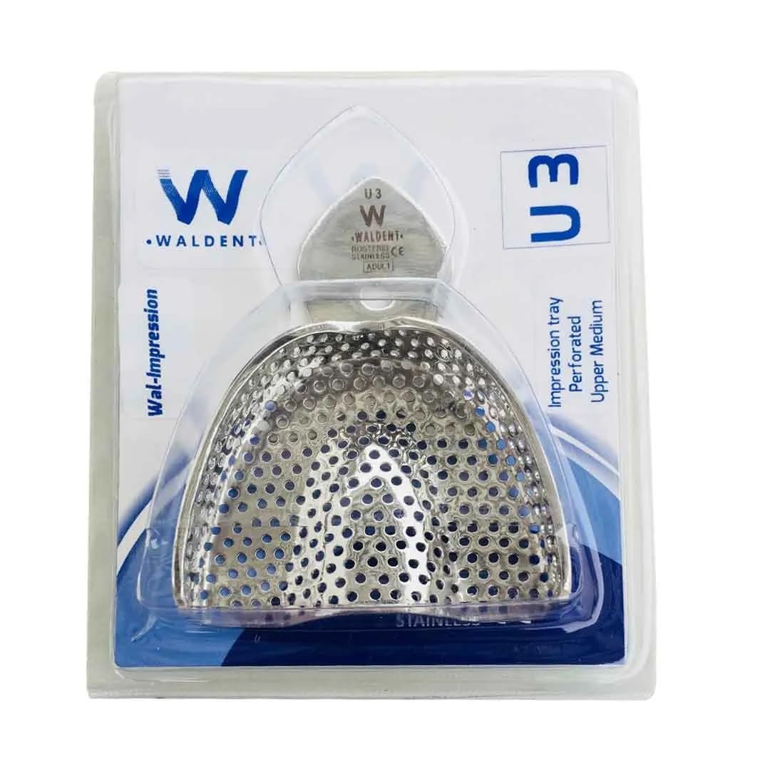Waldent Rim-Lock Impression Trays Dentulous Perforated Upper Medium U3 (18/103) (B0CYM8TC9N) Amazon Price History, Amazon Price Tracker