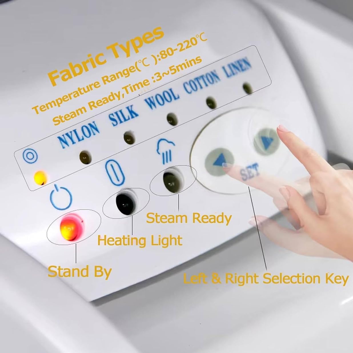 Heavy-Duty Steam Ironing Press 800x310mm - Commercial Quality Steam Press for Bed Sheets, Pillowcases, Napkins & More - Fast & Efficient Flat Ironing Solution