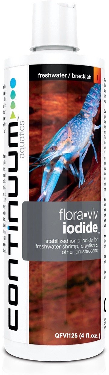 See full amazon price history chart for Continuum Flora Viv Iodide stabilized Ionic Iodide for Freshwater Shrimp, Crayfish & Other Crustaceans (Useful for molting aid for Crustaceans invertebrates & Plants) 125mL-QFVI125 Continuum Flora Viv Iodide stabilized Ionic Iodide for Freshwater Shrimp, Crayfish & Other Crustaceans (Useful for molting aid for Crustaceans invertebrates & Plants) 125mL-QFVI125 (B01DDHNX9Q) Amazon Price History, Amazon Price Tracker
