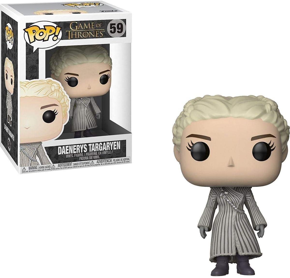 Funko POP! TV: GOT S8 - Daenerys Targaryen - (White Coat) - Game Of Thrones - Collectable Vinyl Figure - Gift Idea - Official Merchandise - Toys for Kids & Adults - TV Fans
