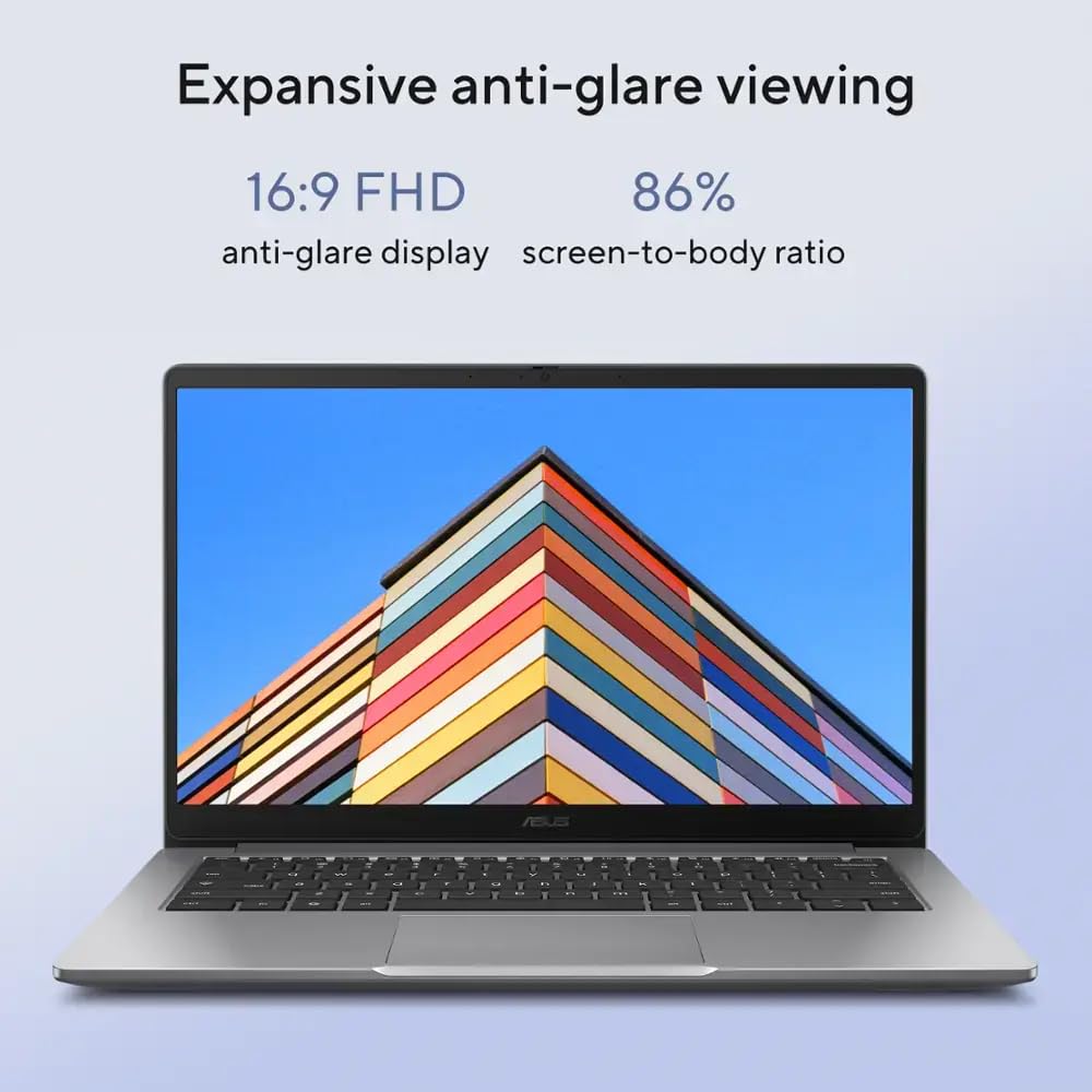 ASUS Chromebook 14インチ Celeron N4500 ASUS CX14 Chromebook Laptop, 14