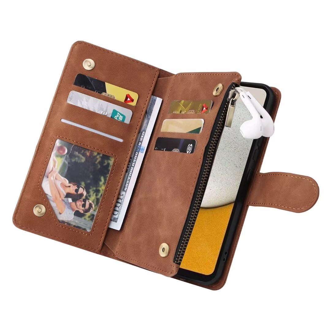 Amazon.co.jp: Samsung Galaxy A53 5G用ウォレットケース ブラウン