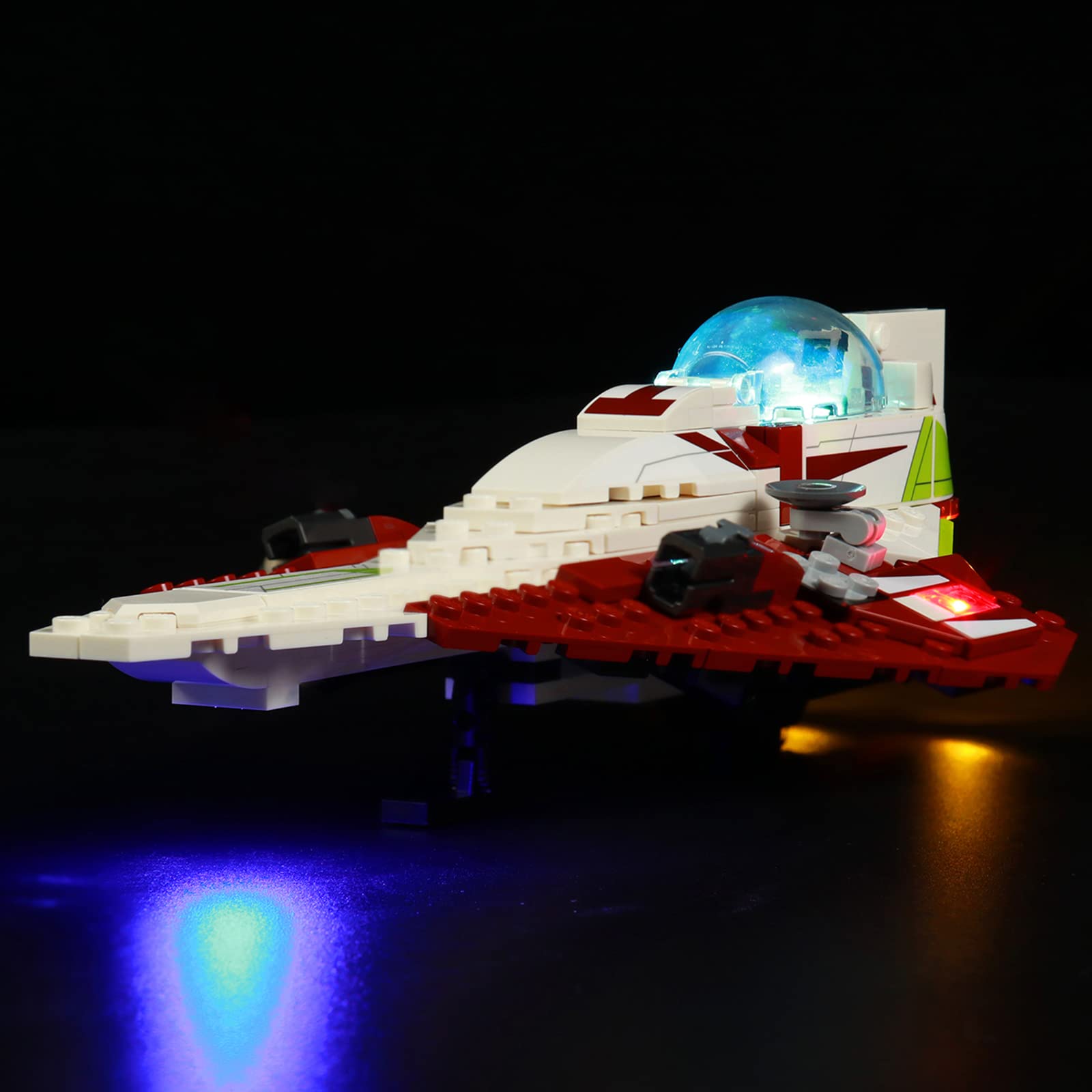Led Light Set Compatible with Lego 75333 OBI-Wan Kenobi’s Jedi Starfighter (No Model)
