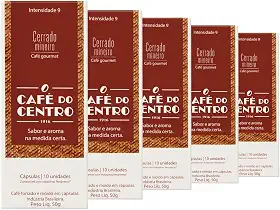 50 Cápsulas compatíveis com Nespresso®, Café do Centro, Cerrado Mineiro