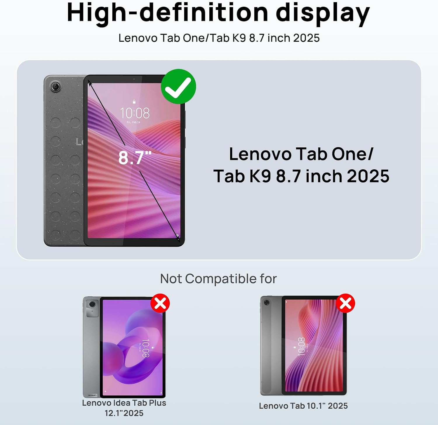 Gerutek Case for Lenovo Tab One 8.7"/ Tab K9 2025 image 2