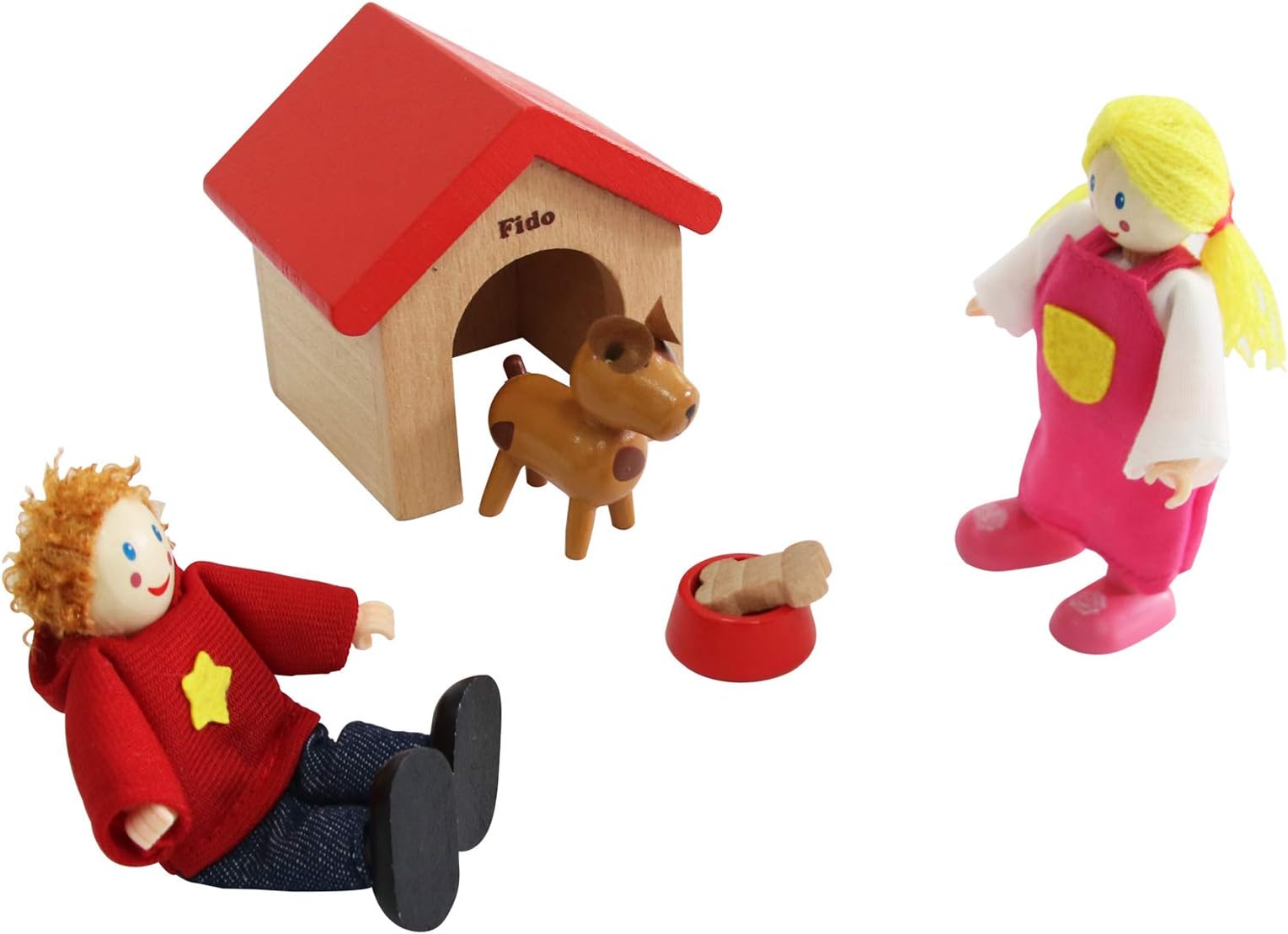 Hape Happy Family Dollhouse with Pet Set