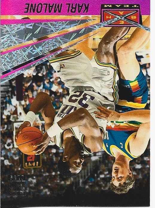 Karl Malone 1993 Topps Stadium Club Card - Unsigned Basketball Cards