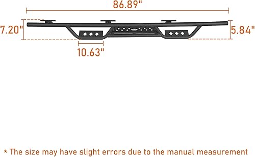 Miniatura 6 de Gladiator - Estribo deslizante lateral para Jeep Gladiator JT 2020-2025 Rubicon | Deporte | Sport S | Overland | Rubicon Launch Edition (par)