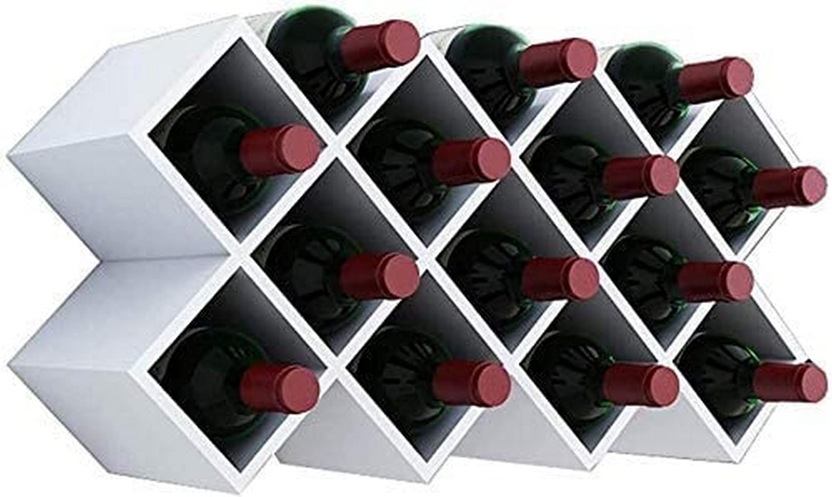 Casier de stockage de vin mural haut de gamme, meuble de rangement en métal moderne épuré