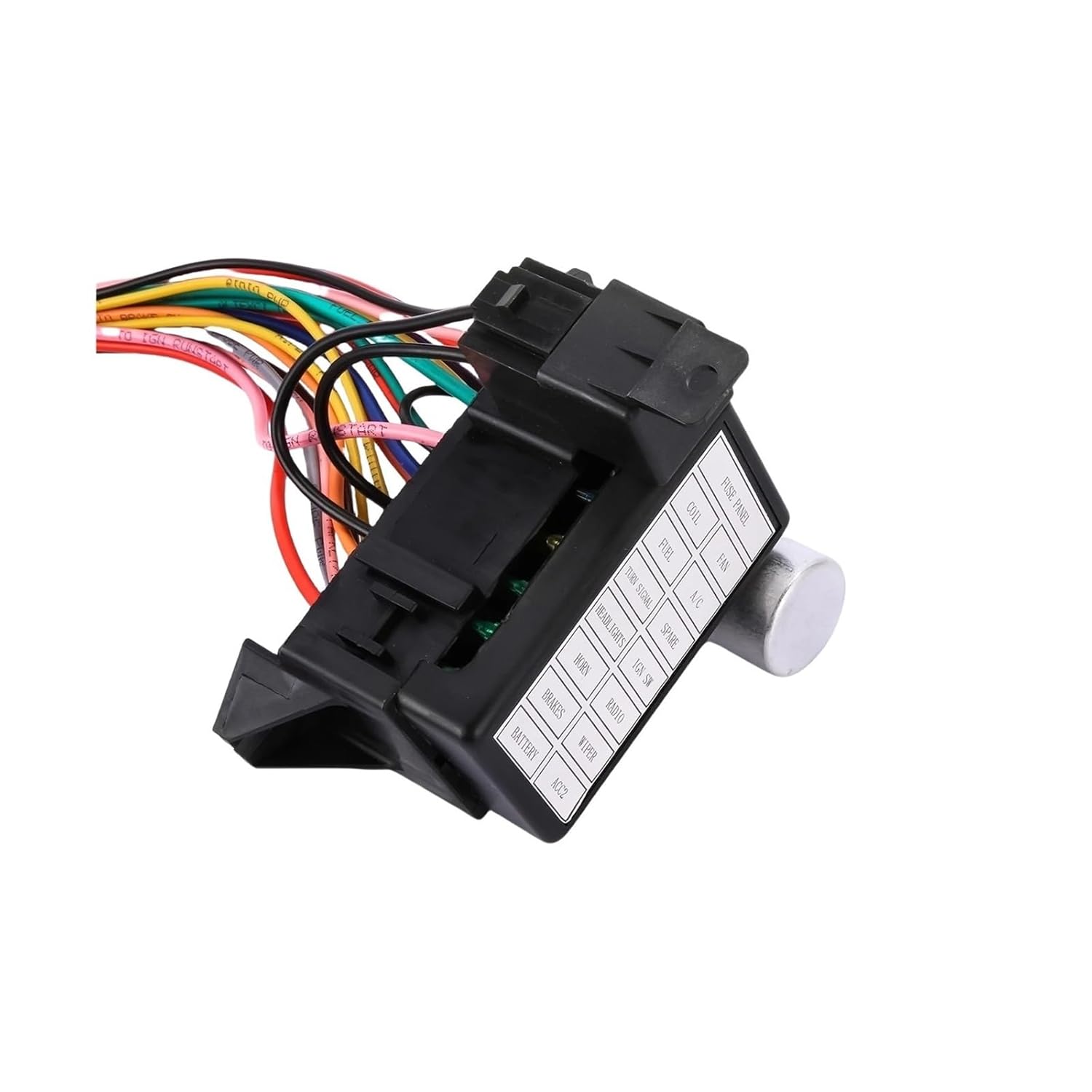 8 14 Circuit Fuse Universal Wire Harness Muscle Car Hot Rod Street Rat Car Fuse Box Assembly(8 fuse)