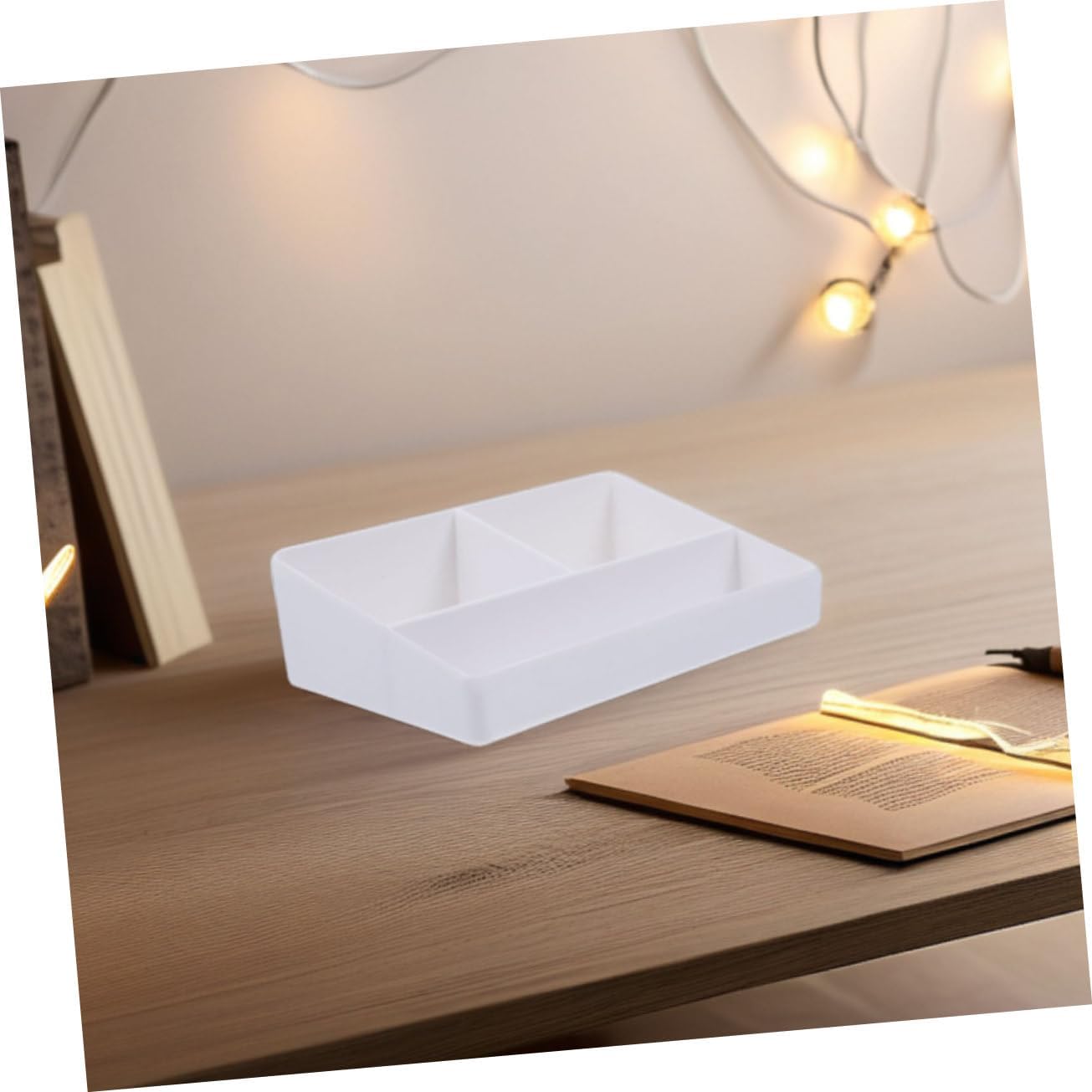 2pcs Tea Bag Box Holder PP for Tea Bags and Sugar Packets Xmas