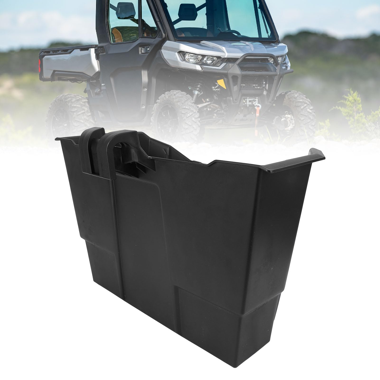 Fabater 4 Gal/15L Treiber Untersessen Speicherbehälter Kompatibel mit/Verteidiger MAX, UTV Unter Sitzlagerbox für HD5 HD7 HD8 HD9 HD10 2016 Bis 2025, 715003399