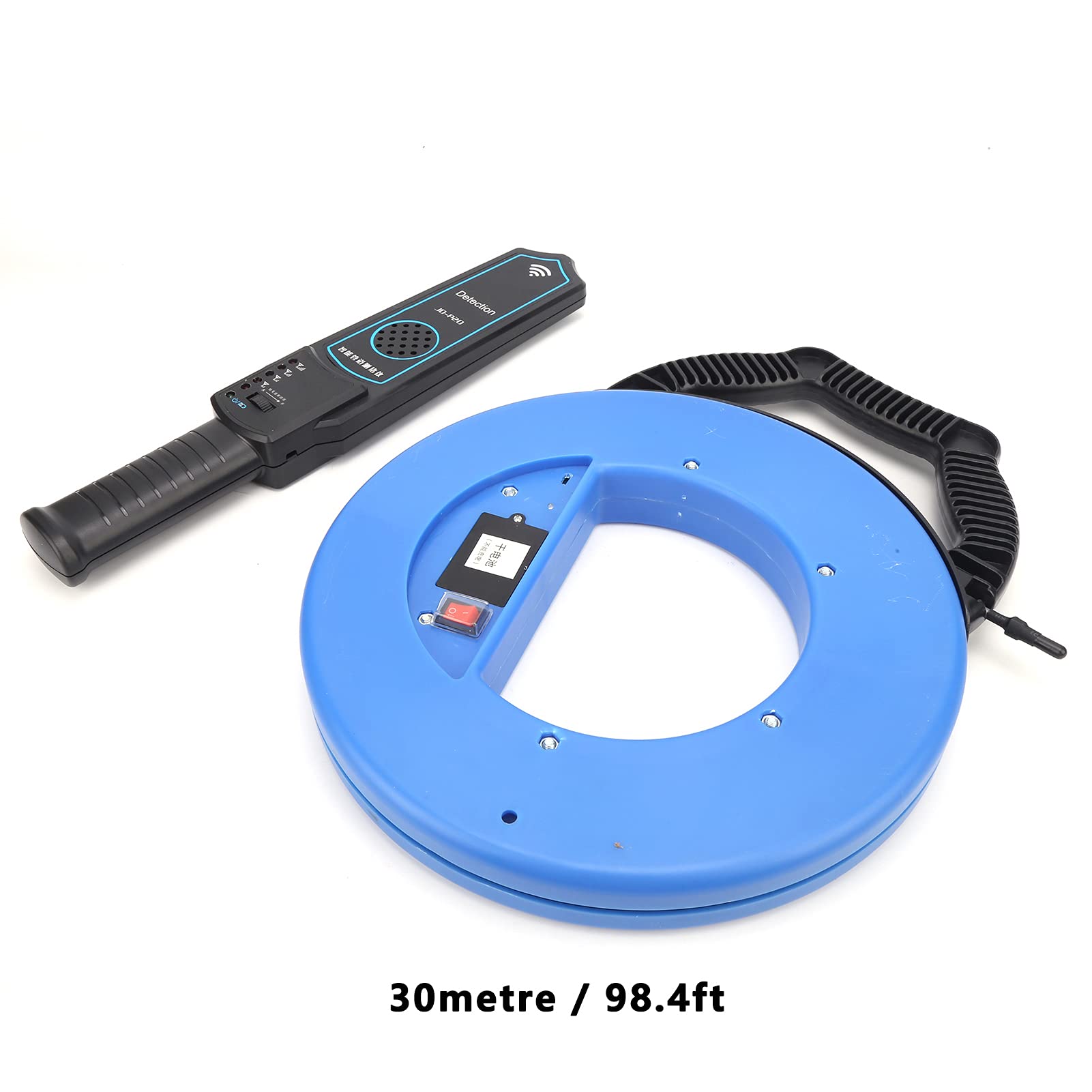Rilevatore Perdite Acqua Localizzatore Tubi Sotterraneo Scanner Parete per Metallo PVC 30m Profondità