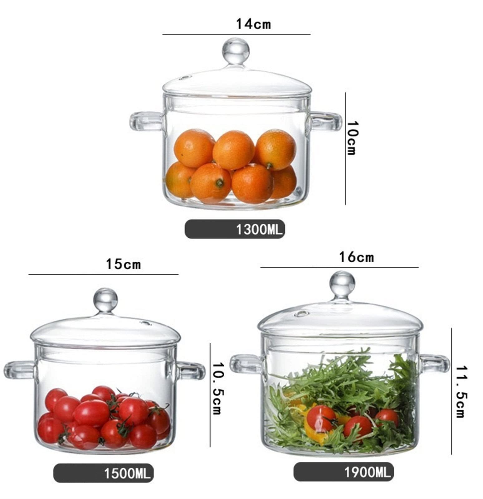 Simmertopf Aus Glas - 900ml Duftdiffusor Für Herd & Aromatherapie