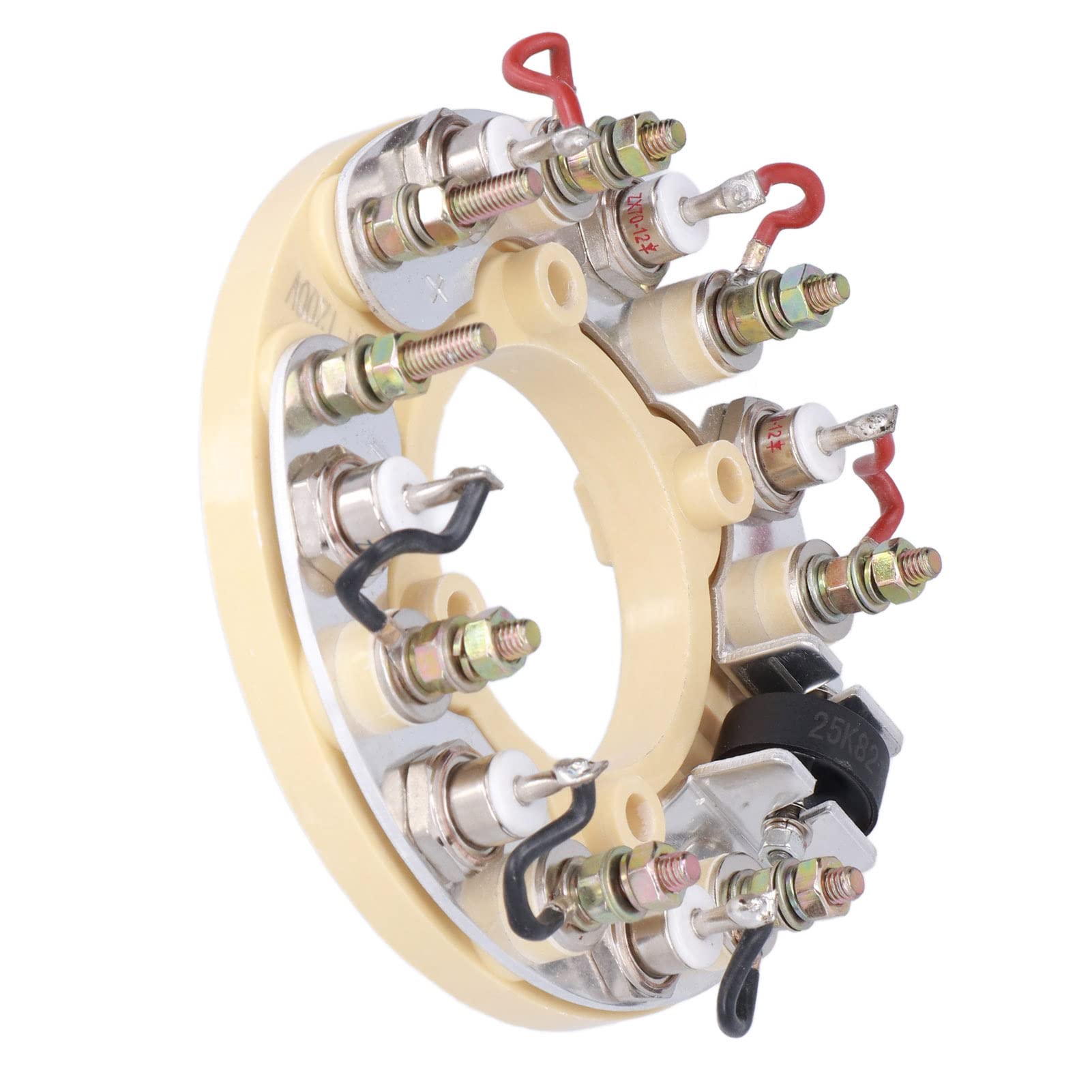 aqxreight Modulo Raddrizzatore Rotante WT-5 Raddrizzatore a Ponte per Carichi Pesanti per Generatori, Struttura in ABS e Acciaio, Protezione Dalla Tensione, Prestazioni Stabili per Uso Industriale e