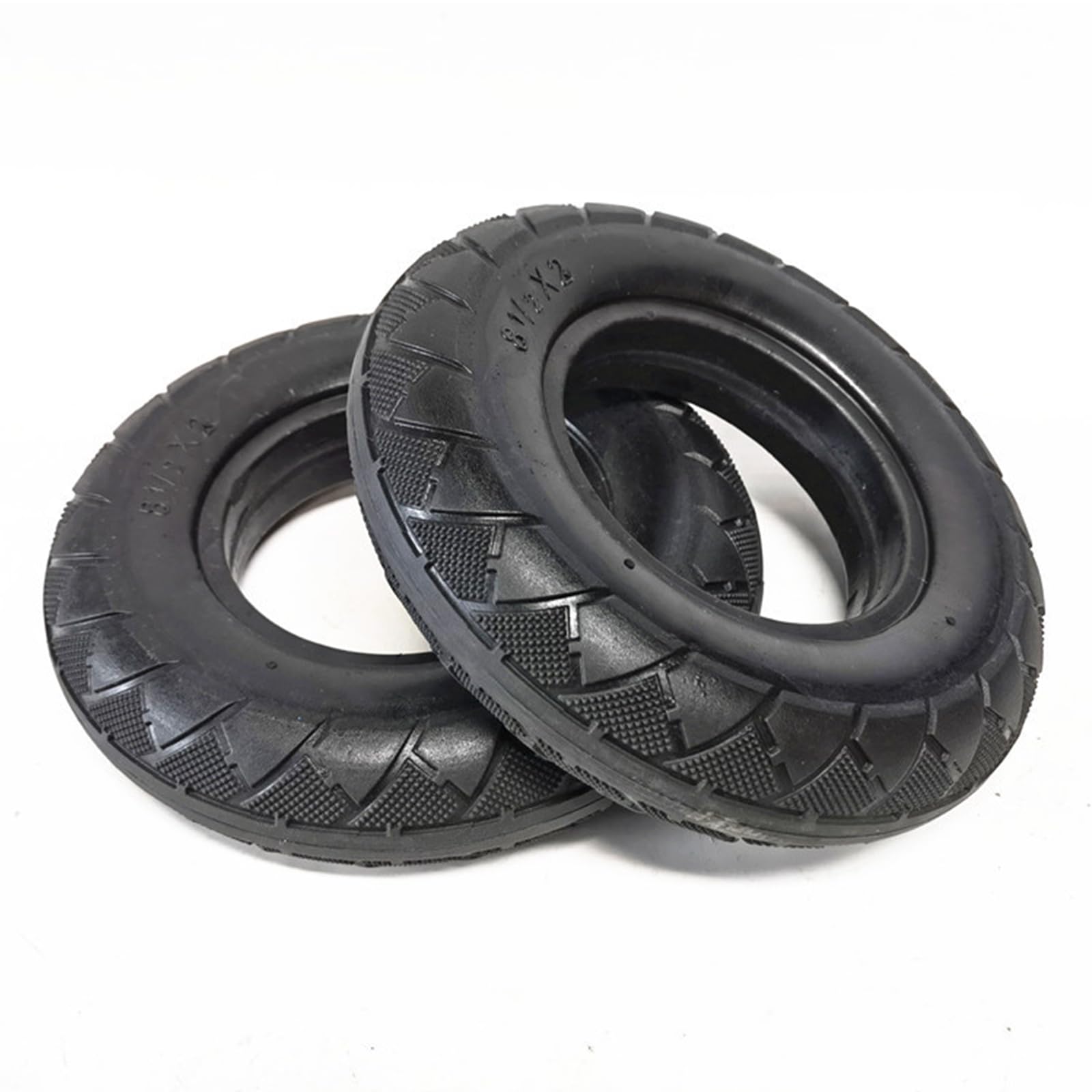 Roue Solide antidéflagrante de 8,5 pouces 8,5 x 2 200 x 50-110 Sans entretien, pneu extérieur résistant à l'usure, pour remplacement de pneu de Scooter électrique