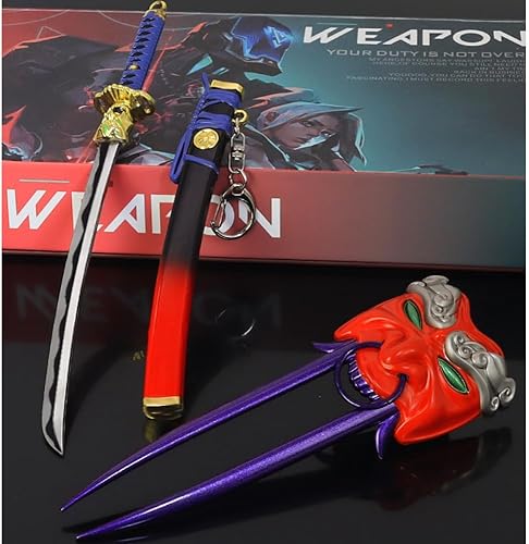 Miniatura 2 de Superbuybox Valorant - Juego de cuchillos para armas de artes marciales, colección de juegos, decoración de escritorio, habitación, mochila,