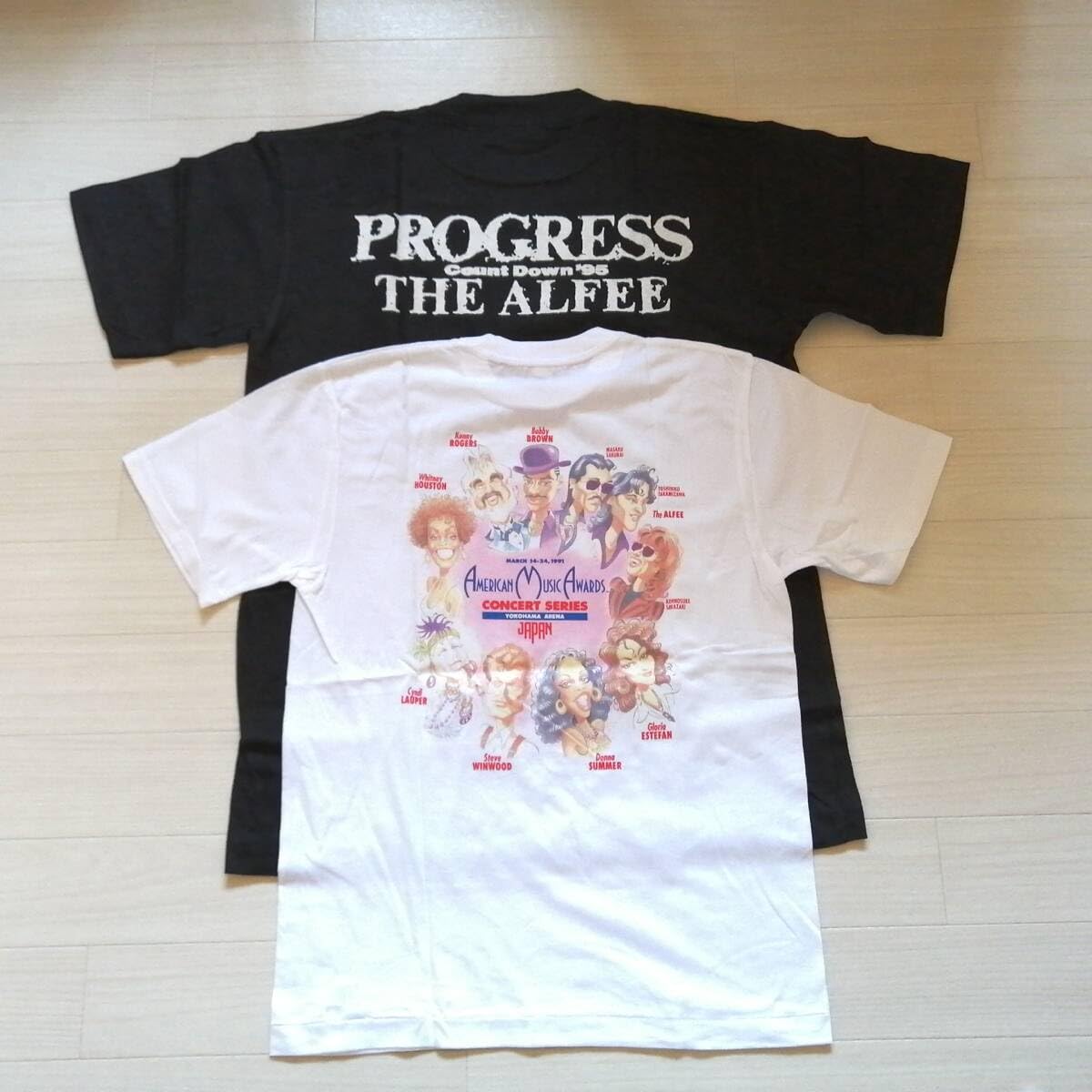 Amazon.co.jp: ALFEE g⑤ Tシャツ 3枚セット 白 黒 2枚 count down'94