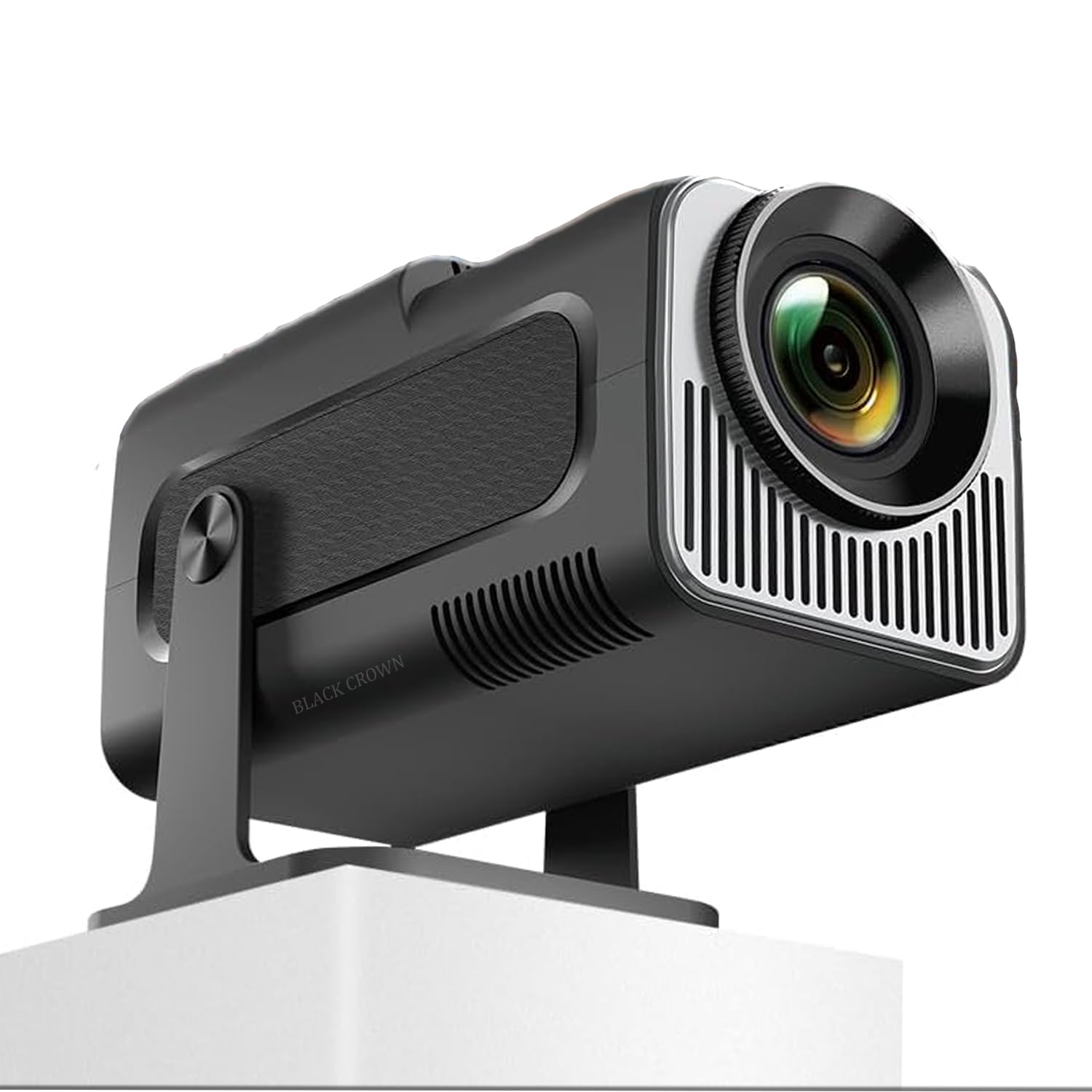 BLACK CROWN Mini Projector HY320 with Bluetooth, Support 4K 1080P Screen Movie Projector with Auto Focus & Keystone, 5G+2.4G WiFi 6 Connection Video Projector Compatible with Smartphone Laptop-image-16