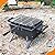 Fitinhot Grill Charcoal Barbecue Foldable for Travel Outdoor Cooking BBQ Portable Camping Wood Stove Hibachi Grill Patio Backyard Party