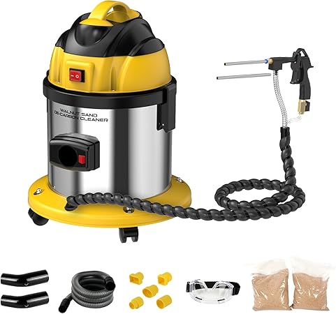 Arenadora de Chorro de Arena de Nuez HTS558 Walnut Blaster