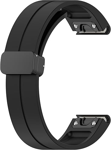 Miniatura 7 de Correa de silicona de 0.866 pulgadas de ajuste rápido y fácil compatible con Garmin Fenix 5Fenix 5 PlusFenix 6Fenix 6 ProFenix 7, correa de repuesto