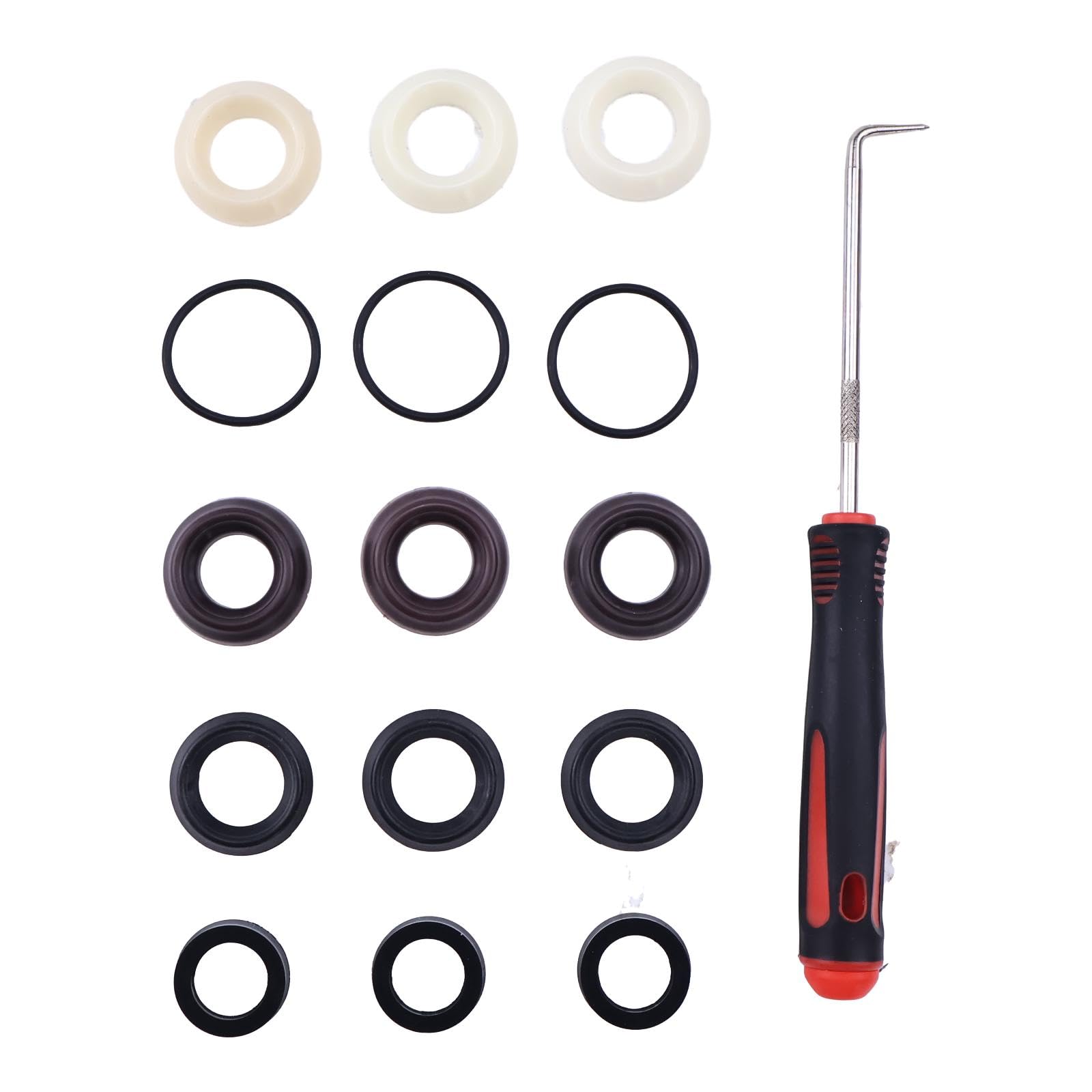 HOLDWELL Kit de sellado para lavadora a presión 5019006400 compatible con bomba Comet de 15 mm ZWD2530G ZWD3030G ZWD4030G ZWD4040G ZWDK3030 ZWDK4036 y ZWDK4040
