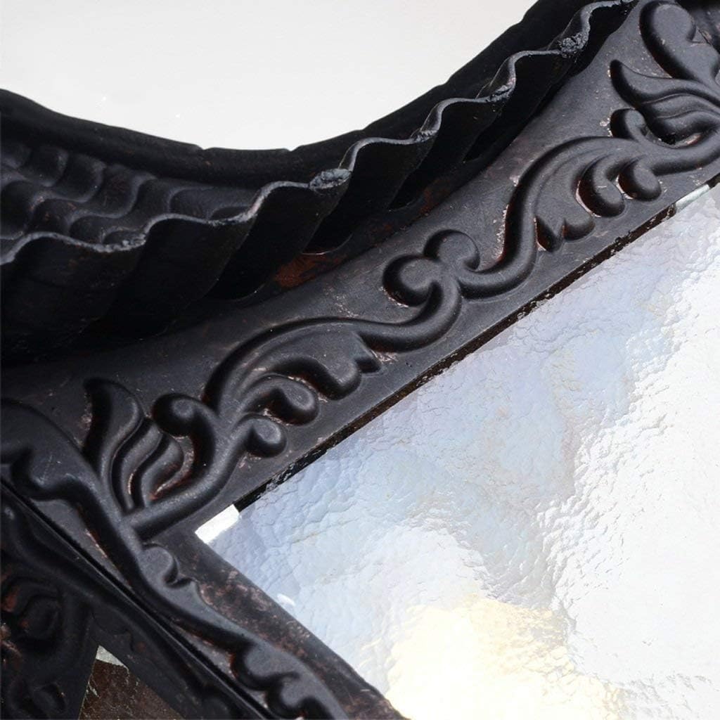 Novely Chandeliers-Chandelier+Pendant Light Aluminum Lamp Body Glass Lampshade Outdoor Waterproof for Balcony Hallway Courtyard Garden E27 24.5 47Cm, Creative Decorative Lighting