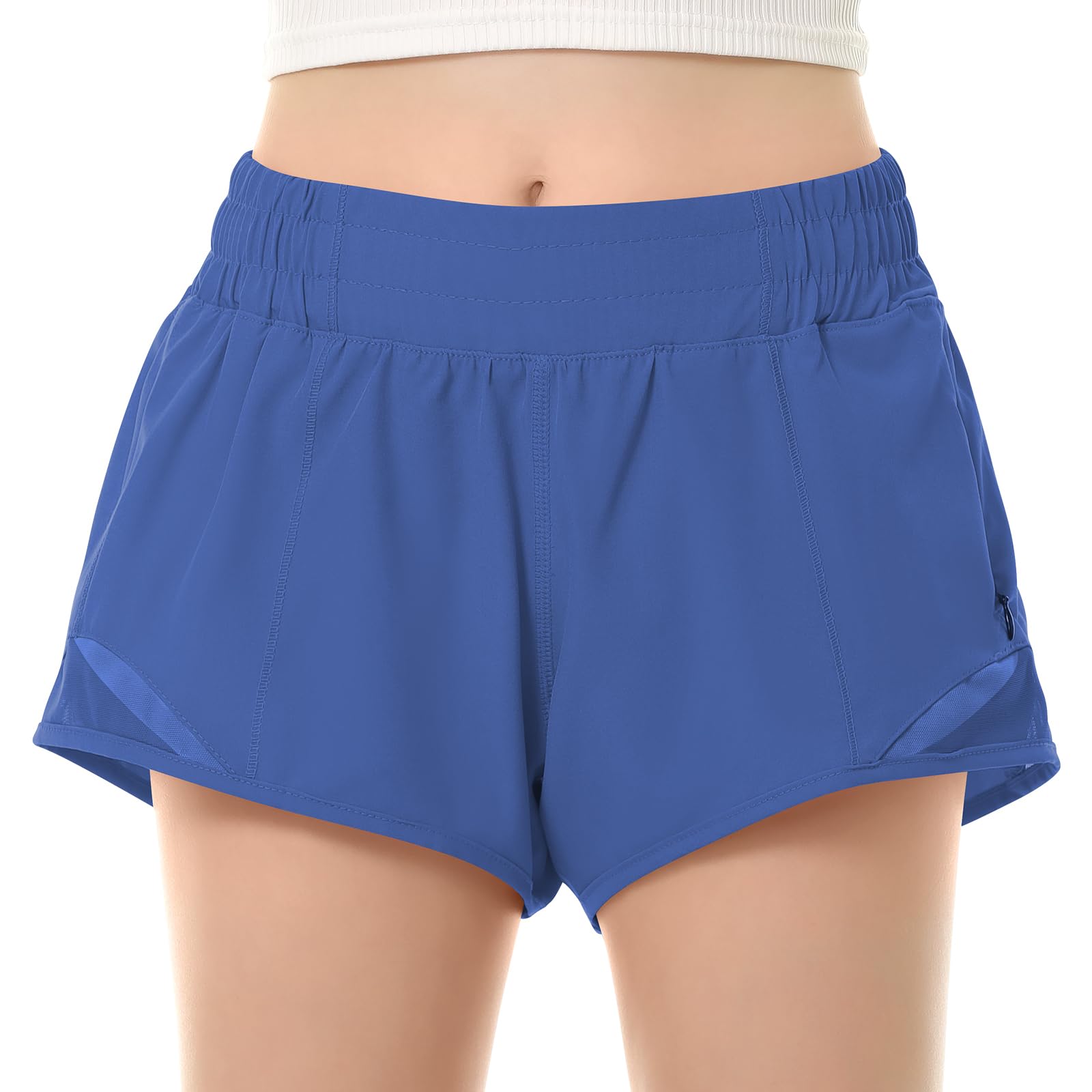 QooNoo Girls Athletic Shorts with Pocket Running Shorts