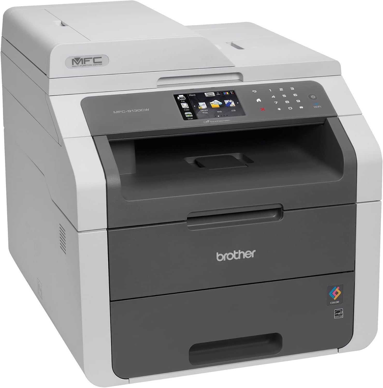 Brother MFC9130CW Wireless All-in-One Printer with Scanner, Copier and Fax, Amazon Dash Replenishment Ready