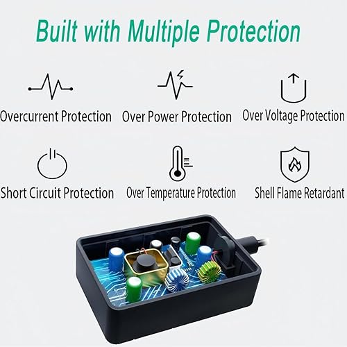 Miniatura 6 de Adaptador de corriente para teléfonos inalámbricos Yealink SIP W52P W52H W56P W76, fuente de alimentación para teléfono de escritorio T19 T19P T21