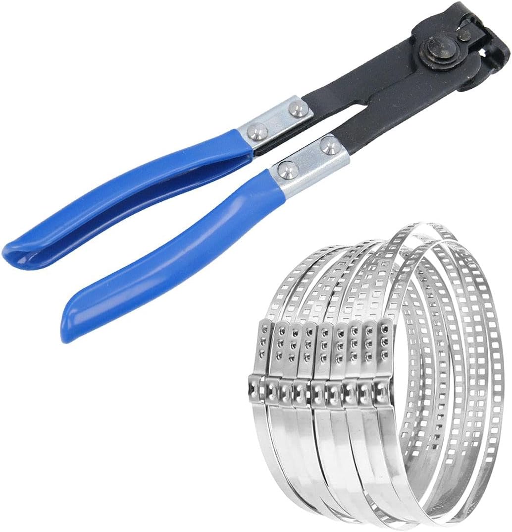 CV Boot Tool with 24 Bands Car Heavy Duty Metal Axle Clamp Pliers Hose
