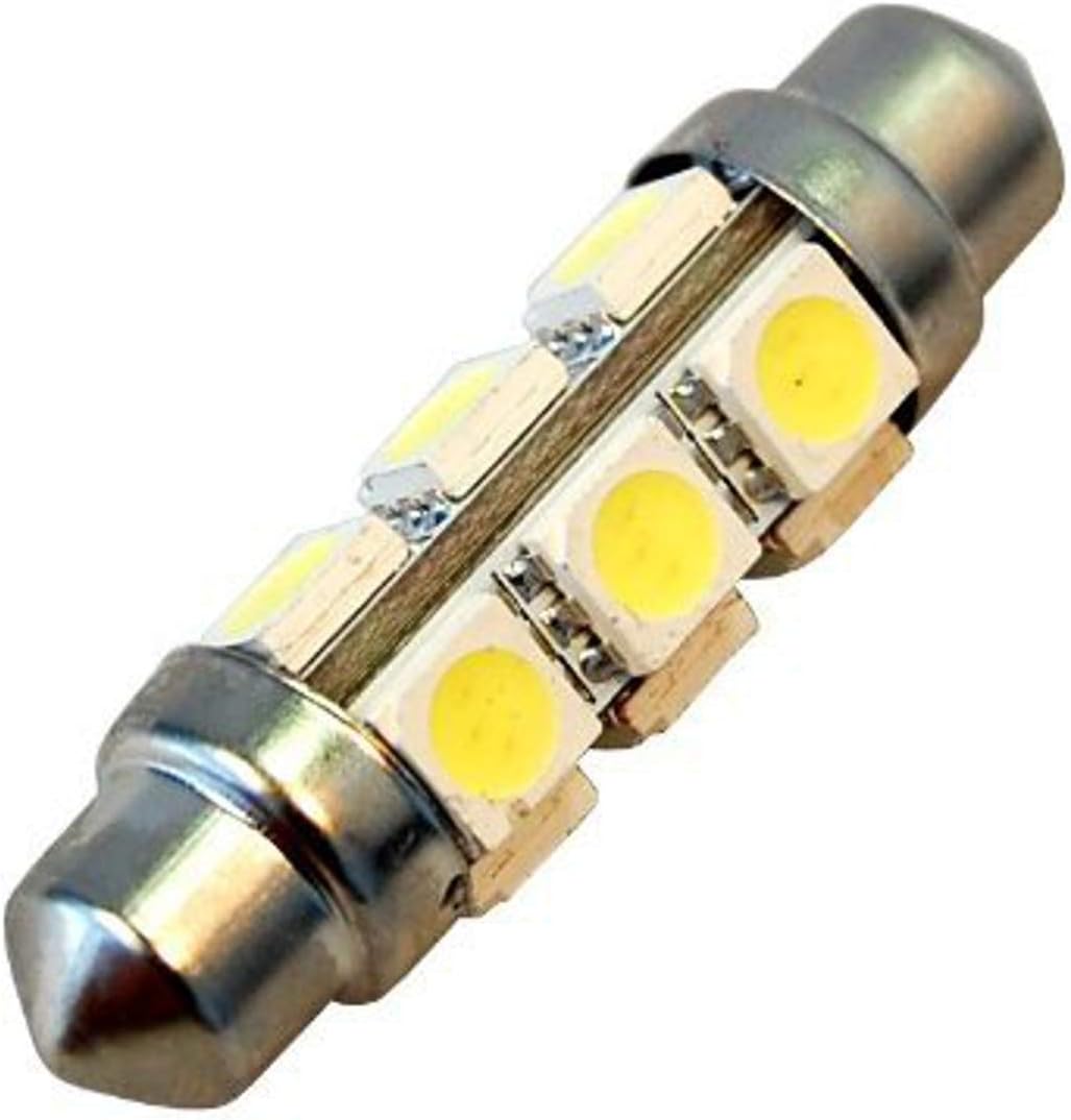 PA 4x LED 5050 3SMD Fuse Festoon Bulb Dome Interior Light & Car Auto - View #9