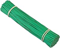 Vista 2 de Tangyinrd 300 lazos de plástico verde de 5 pulgadas, bridas para cables, para bolsos, herramientas de jardinería