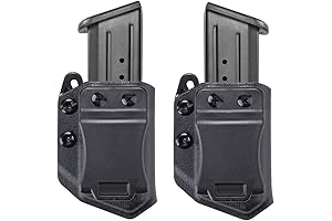 2-Pack Universal IWB/OWB Magazine Holster for 9mm/.40 Double Stack Magazines